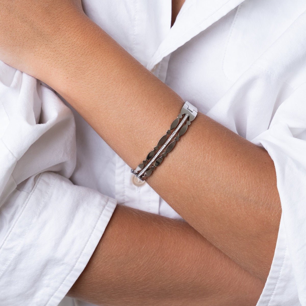 Madison Bangle – Silver