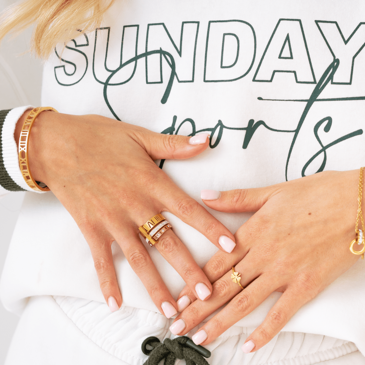 Triple Band Roman – 18K Gold Plated - Aurielle London