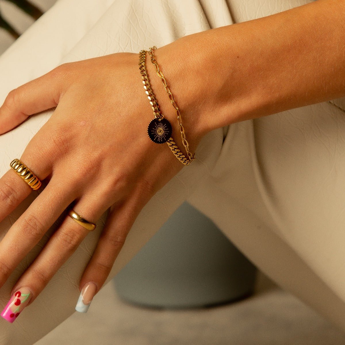 Anatomical Band Ring – 18K Gold Plated