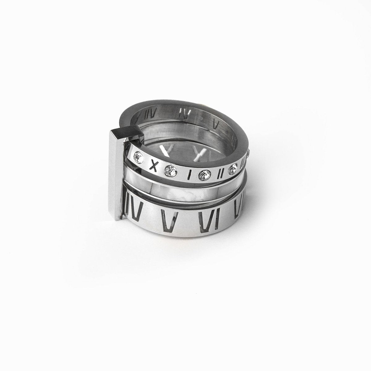 Triple Band Roman – 18K Gold Plated - Aurielle London