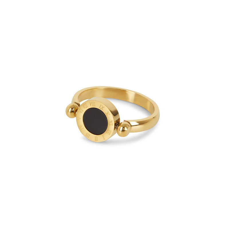 Royale Onyx Ring – 18K Gold Plated - Aurielle London
