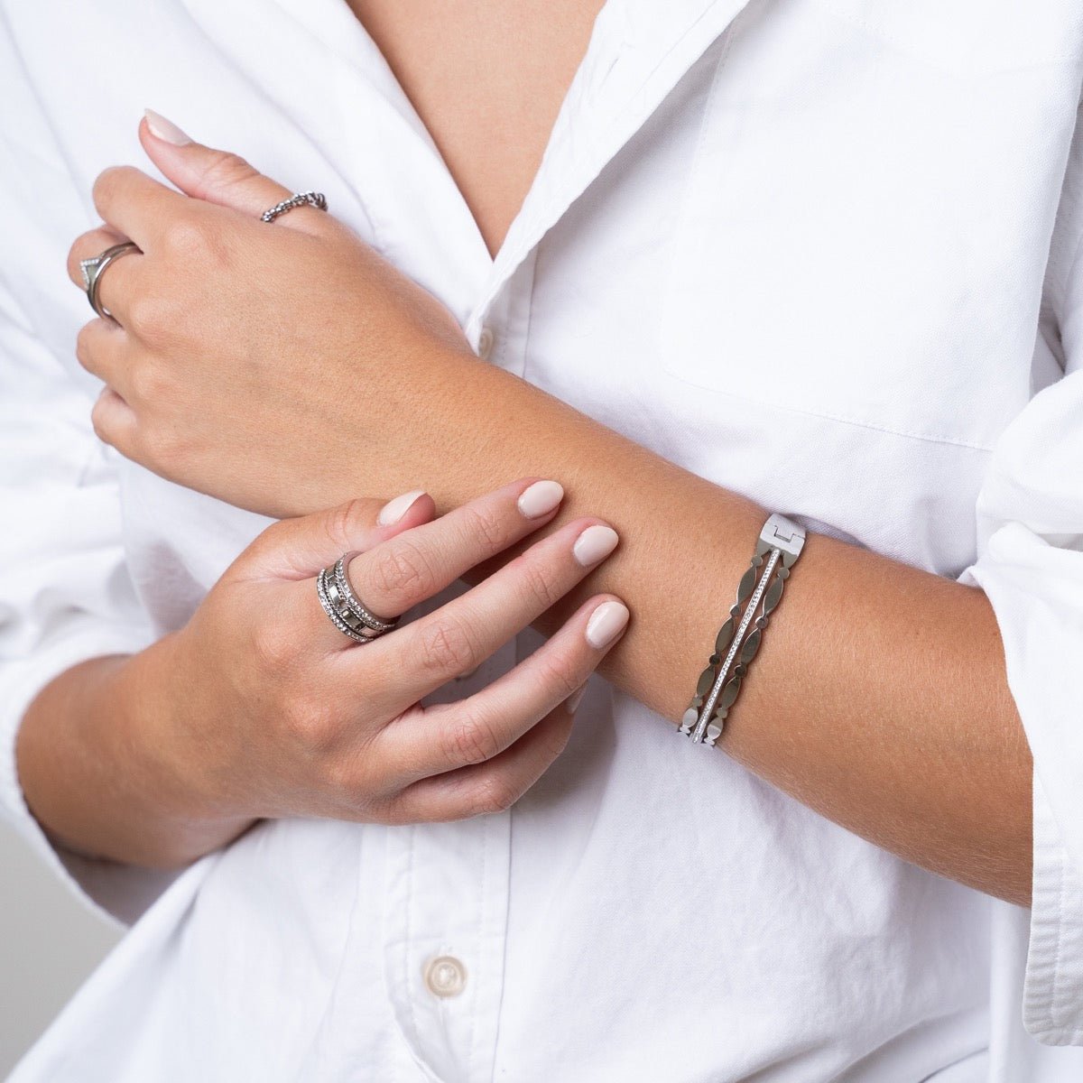 Madison Bangle – Silver