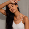 Contrast Mesh Necklace – 18K Gold Plated - Aurielle London