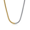 Contrast Mesh Necklace – 18K Gold Plated - Aurielle London
