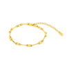 Tablet Link Chain Bracelet – 18K Gold Plated