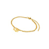 Square Link Pendant Bracelet – 18K Gold Plated